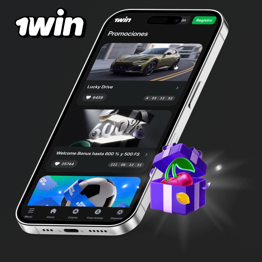 Bonos app 1win