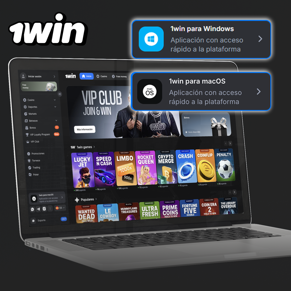 App 1win PC